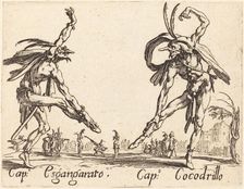 Cap. Esgangarato and Cap. Cocodrillo, c. 1622. Creator: Jacques Callot