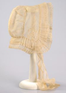 Cap, probably French, ca. 1850. Creator: Unknown