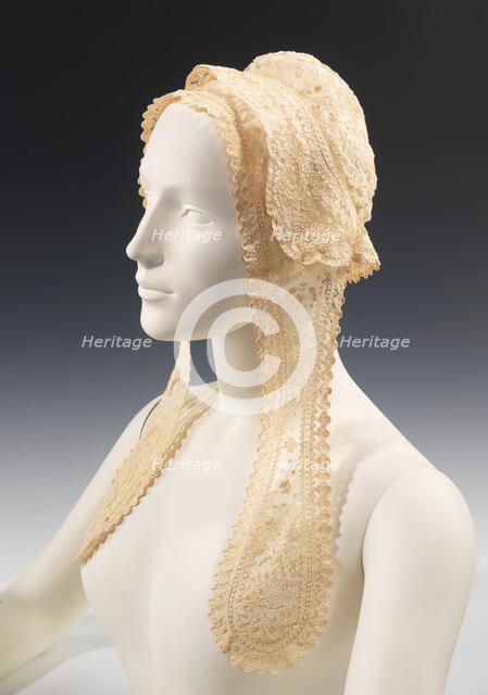 Cap, probably Irish, ca. 1870. Creator: Unknown.