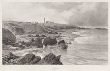 Cap St. Mathieu, 1846. Creator: Eugène Cicéri (French, 1813-1890)