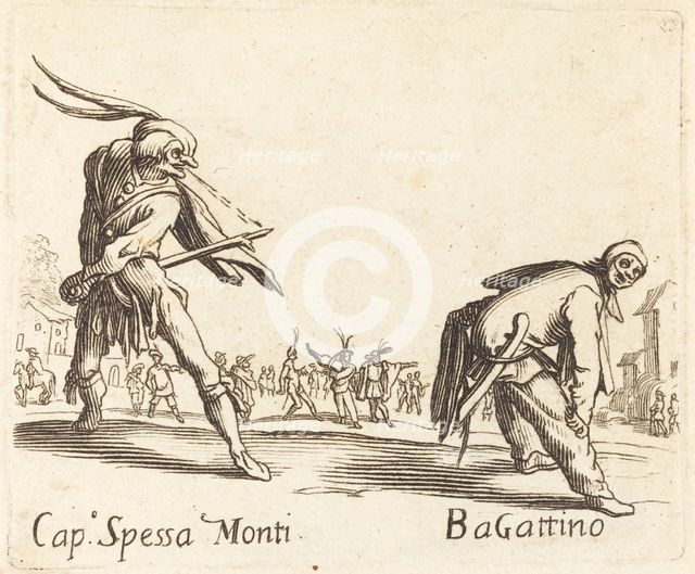Cap. Spessa Monti and Bagattino. Creator: Unknown.