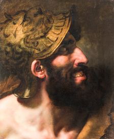 Capaneus - Study called The Blasphemic, late 18th-early 19th century. Creator: Anne-Louis Girodet de Roussy-Trioson