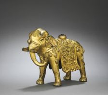 Caparisoned Elephant, c. 1000s. Creator: Unknown