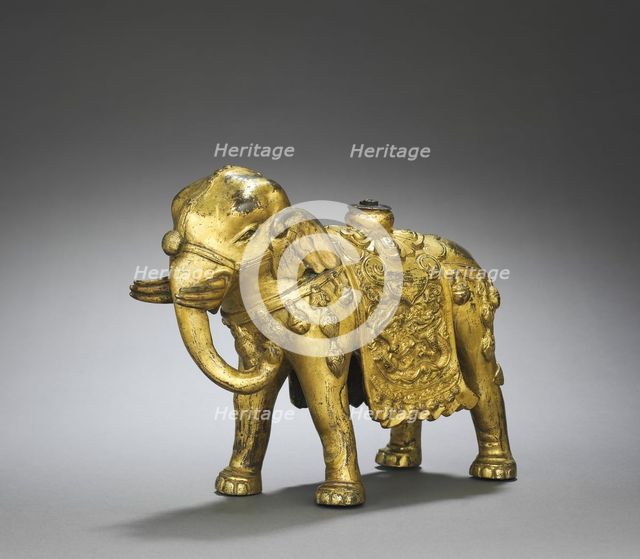 Caparisoned Elephant, c. 1000s. Creator: Unknown.
