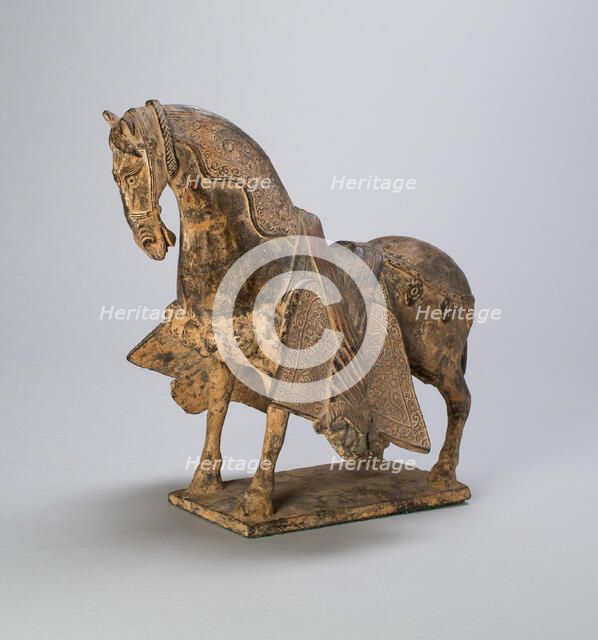 Caparisoned Horse, Northern Wei dynasty (386-535), early 6th century. Creator: Unknown.