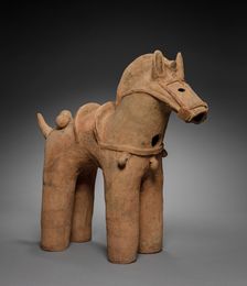 Caparisoned Haniwa Horse, 400s-500s. Creator: Unknown