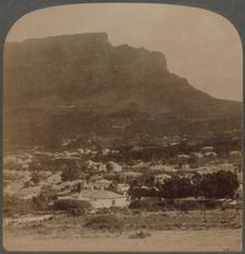 Cape Town and Table Mountain, west from foot of Signal Hill, South Africa 1902. Creator: Underwood & Underwood