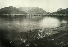 Cape Town, Devil's Peak, Table Mountain, and Lion's Head from Table Bay 1900. Creator: George Washington Wilson
