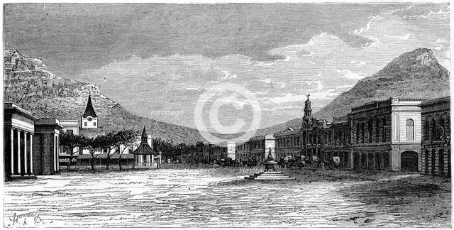 Cape Town, South Africa, 19th century.Artist: St de Dree