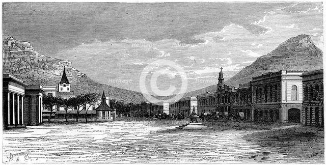 Cape Town, South Africa, 19th century.Artist: St de Dree