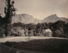 Cape Town, South Africa: Table Mountain from The Vineyard Hotel at Newlands, 1896. Creator: Unknown