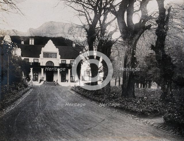 Cape Town, South Africa: Groote Schuur, a Dutch colonial house (the home of Cecil Rhodes), 1905. Creator: Tempest Anderson.