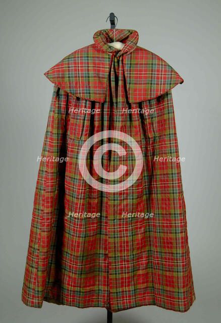 Cape, American, ca. 1820. Creator: Unknown.