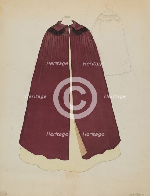 Cape, c. 1936. Creator: Catherine Fowler.
