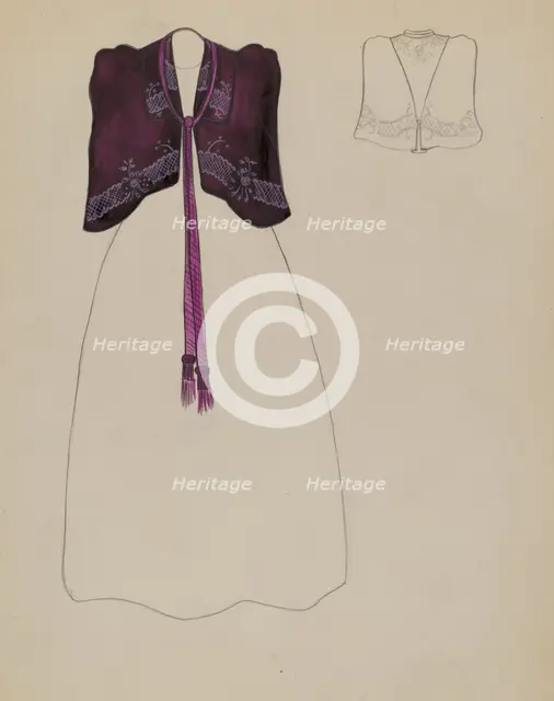 Cape, c. 1936. Creator: Charles Criswell.