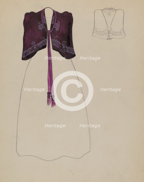 Cape, c. 1936. Creator: Charles Criswell.
