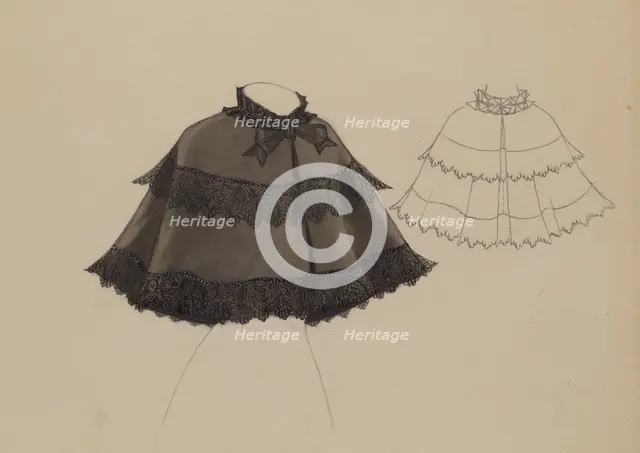 Cape, c. 1936. Creator: Marie Mitchell.