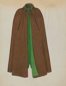 Cape, c. 1937. Creator: Marie Mitchell