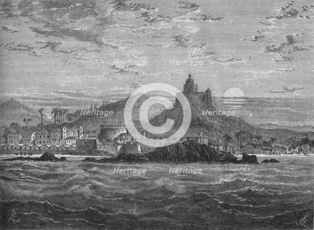 'Cape Coast Castle', c1880. Artist: Unknown.