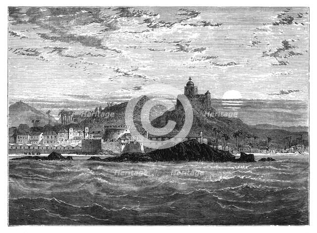 Cape Coast Castle, Gold Coast, West Africa, c1890. Artist: Unknown