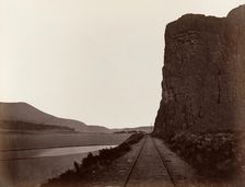 Cape Horn near Celilo, 1867. Creator: Carleton Emmons Watkins