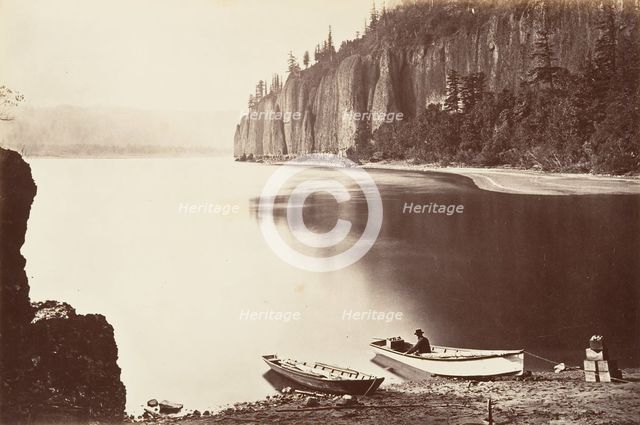 Cape Horn, Oregon, 1867, printed ca. 1876. Creator: Carleton Emmons Watkins.