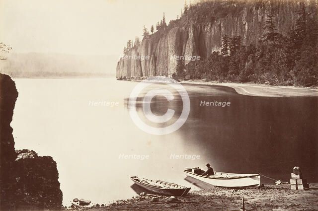 Cape Horn, Oregon, 1867, printed ca. 1876. Creator: Carleton Emmons Watkins.