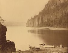 Cape Horn, Columbia River, 1867. Creator: Carleton Emmons Watkins