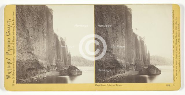Cape Horn, Columbia River, 1867. Creator: Carleton Emmons Watkins.
