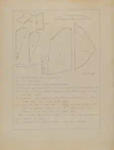 Cape (Pattern), c. 1936. Creator: Charles Criswell