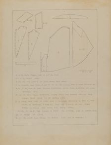 Cape (Pattern), c. 1936. Creator: Charles Criswell