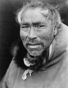 Cape Prince of Wales man, c1929. Creator: Edward Sheriff Curtis