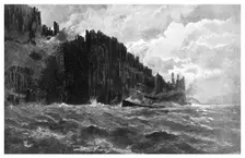Cape Raoul, Tasmania, Australia, 1886