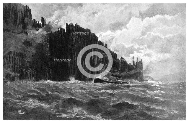 Cape Raoul, Tasmania, Australia, 1886. Artist: Unknown