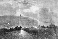Cape Race, Newfoundland, the termination of the American system of telegraphs, 1861. Creator: Mason Jackson