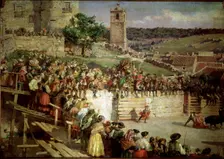 Capea en las Navas del Marqués 1902. Creator: José Garnelo