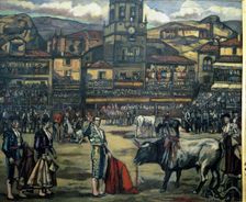 Capea in Ronda 1926-1927. Creator: José Gutiérrez Solana