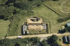 Capel Battery, a Second World War artillery battery, Kent, 2024. Creator: Damian Grady