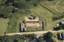 Capel Battery, a Second World War artillery battery, Kent, 2024. Creator: Damian Grady