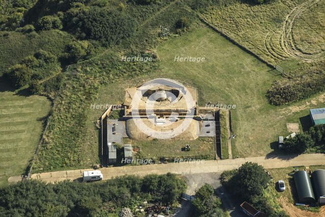 Capel Battery, a Second World War artillery battery, Kent, 2024. Creator: Damian Grady.