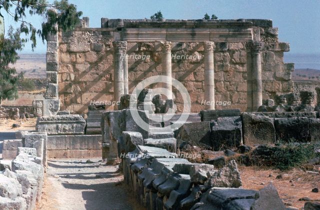 Capernaum Temple, 5th century.