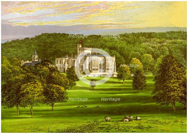 Capernwray, Lancashire, home of the Marton family, c1880. Artist: Unknown