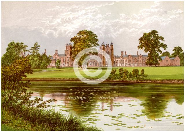 Capesthorne, Cheshire, home of the Davenport family, c1880. Artist: Unknown