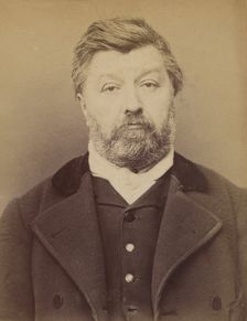 Capette. Joseph, Désiré. 56 ans, né à Paris VI. Maroquinier. Anarchiste. 7/3/94., 1894. Creator: Alphonse Bertillon