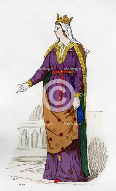 Capetian queen, 1360 (1882-1884). Artist: Unknown