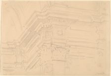 Capilla Real Entablature, Granada, 1912. Creator: John Singer Sargent