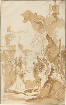 Capitulation of a Town. Creator: Giovanni Battista Tiepolo