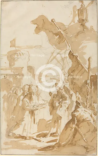 Capitulation of a Town. Creator: Giovanni Battista Tiepolo.