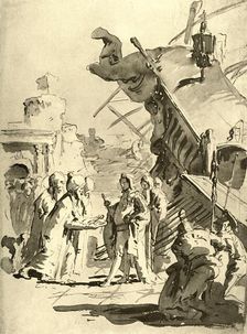 Capitulation of a Town mid 18th century, (1928). Artist: Giovanni Battista Tiepolo