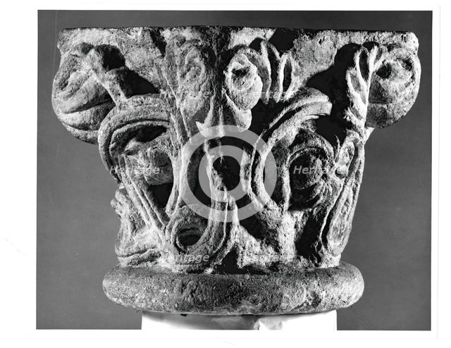 Capital, 12th century. Creator: Unknown.